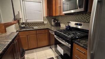 Family Apartment, Patio | Private kitchen