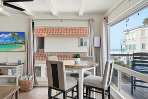 Dining - Oceanview Mission Beach Compound • Balcony, Patio, Fire Pit, BBQ • Steps to Sand (San Diego)