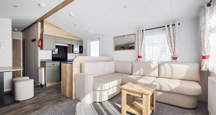Brand New Luxury Silver Caravan