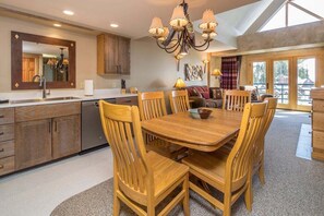 Interior - New! Shoshone Powder Path Condo | Sleeps 6 | Ski-In/Ski-Out | Lone Peak Views | Big Sky Village (Big Sky)