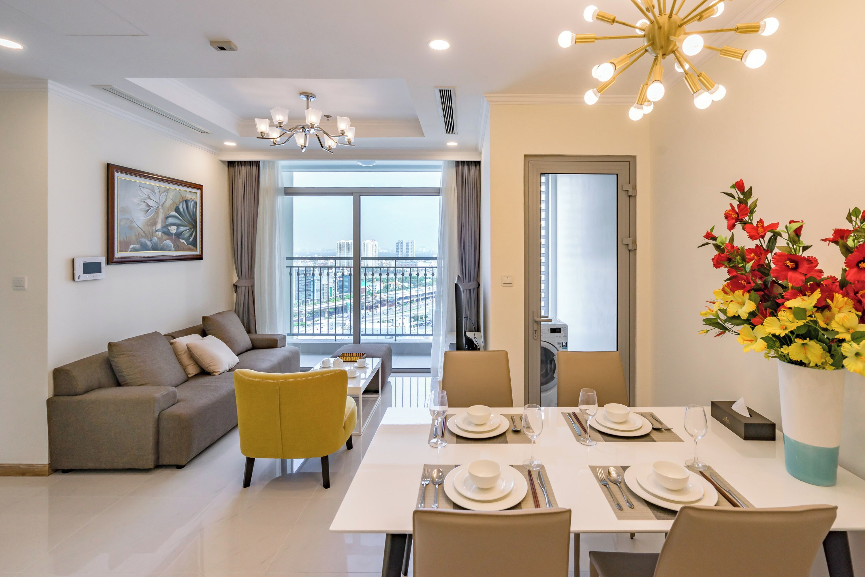 Apartment, 2 Bedrooms, City View | Iron/ironing board, free WiFi