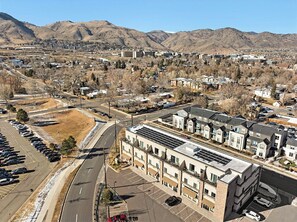 Exterior - Modern Studio • Mountain Views • Private Patio (Golden)