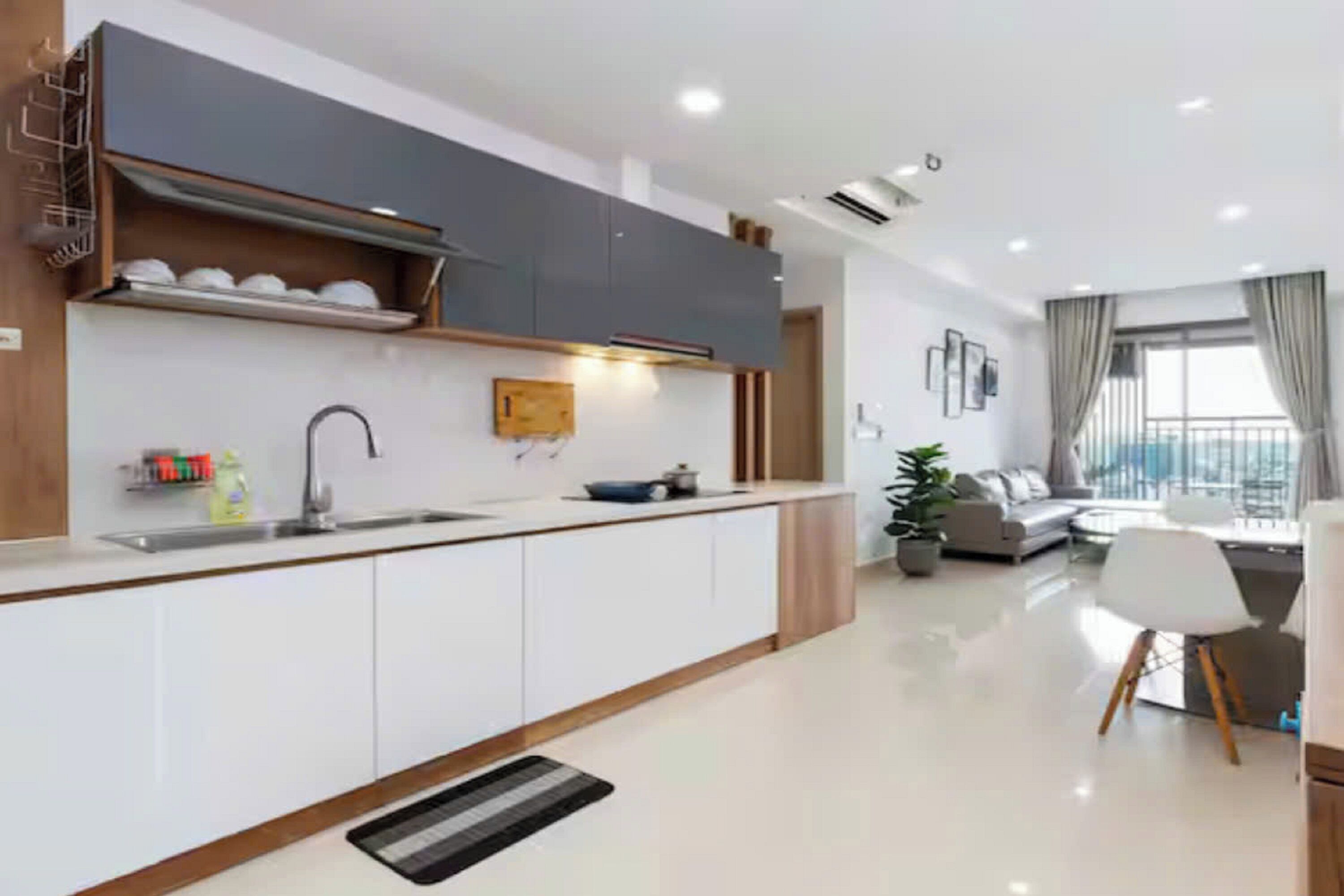 Phòng Presidential, 2 phòng ngủ, quyền sử dụng Club Lounge, quang cảnh thành phố | Bếp riêng | Tủ lạnh, lò vi sóng, lò nướng, bếp nấu 