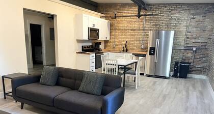 Modern Loft with Exposed Brick Near Trails & Hocking Hills