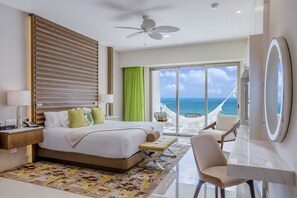 Iron/ironing board, WiFi, bed sheets, wheelchair access - Premium ocean front room at luxury resort Garza Blanca (Cancún)