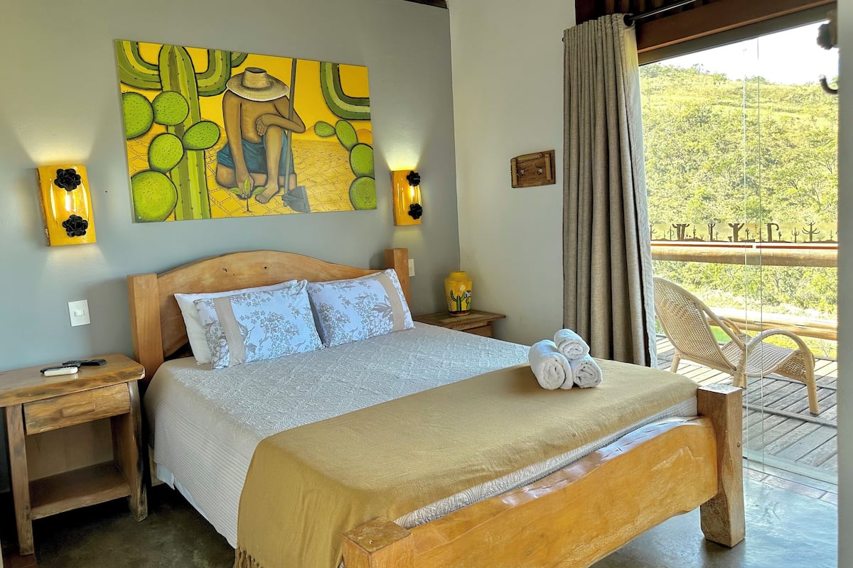 Superior-chalet, jokinäköala | Pimennysverhot, ilmainen Wi-Fi