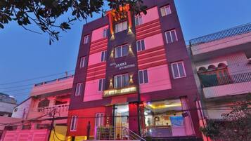 Front of property – evening/night