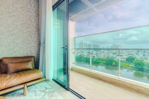 Royal Suite, 1 Bedroom, Club lounge access, City View | View from room - Zenith Luxstay Delasol Residence (Vinh Hoi)