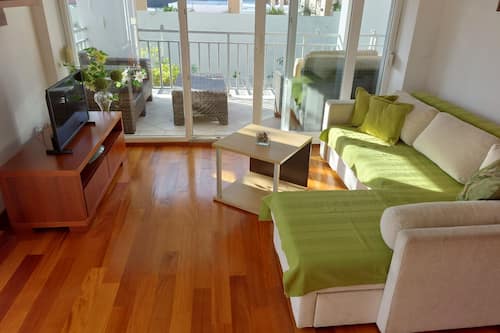 Apartment (One Bedroom Apartment With Balcony (M) | Living room