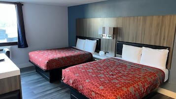 Desk, laptop workspace, free WiFi