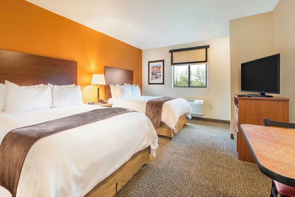 Stretch out on plush beds and enjoy a restful stay.