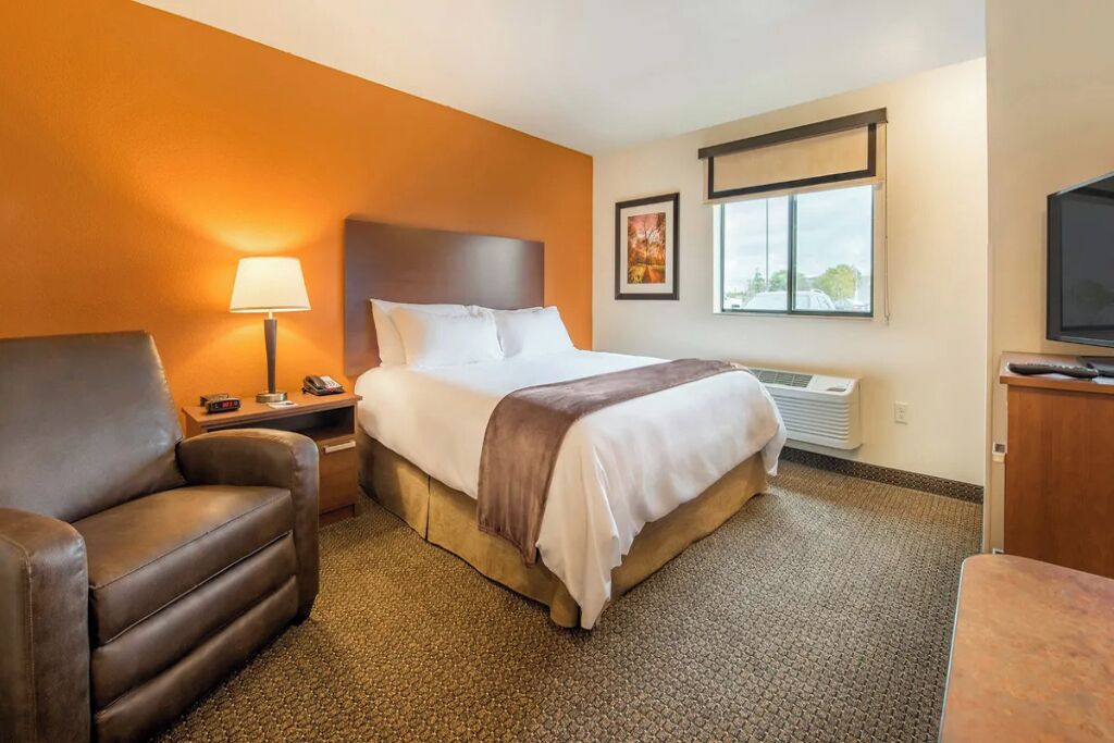 Bedroom. Interior and views may vary based on location and availability.