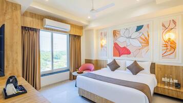 Dobbeltrom – grand | Skrivebord, ekstrasenger (mot et tillegg), wi-fi (inkludert) og sengetøy