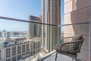 Comfort Apartment, Balcony, City View | Balcony - Luxury Leisure Massive Pool Oasis (Dubai)