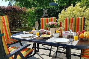 Outdoor dining - Vakantiehuis Zonnedromer (Ostseebad Sellin)