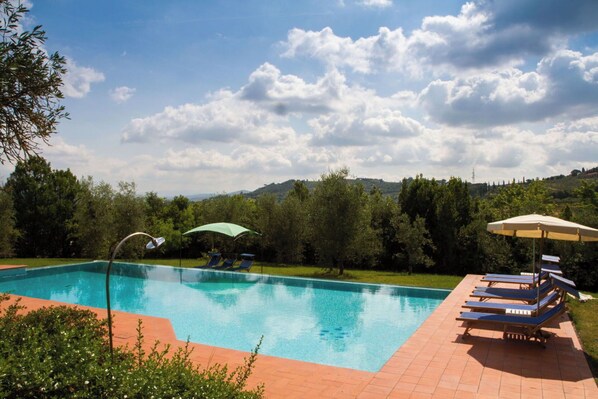 Pool - Nice apartment for 6 guests with pool, WIFI, A/C, TV and balcony, close to Florence (Impruneta)
