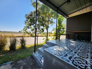 Habitació amb dos llits individuals estàndard | Terrassa o pati