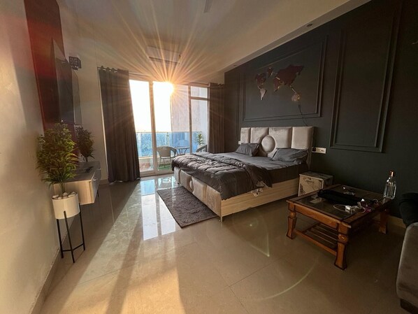 Luxury Studio Suite, Balcony, City View | In-room safe, desk, laptop workspace, blackout drapes - Luxury Studios (Jaipur)
