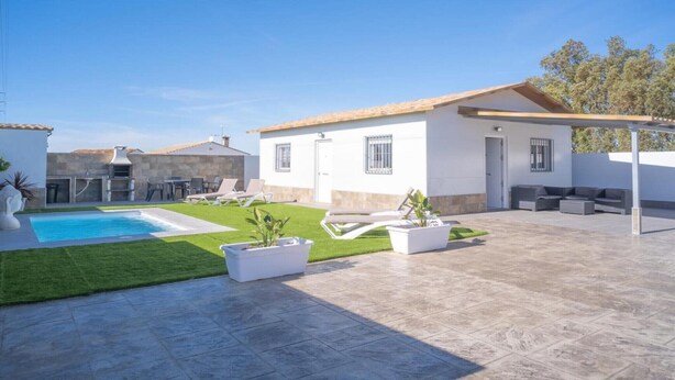Pool - Charming chalet with private pool (Conil de la Frontera)
