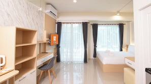 Habitación doble superior | Caja de seguridad en la habitación, cortinas blackout y wifi gratis