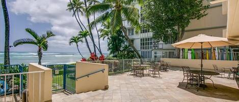 Zona de estar del vestíbulo