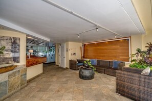 Sala de estar en el lobby