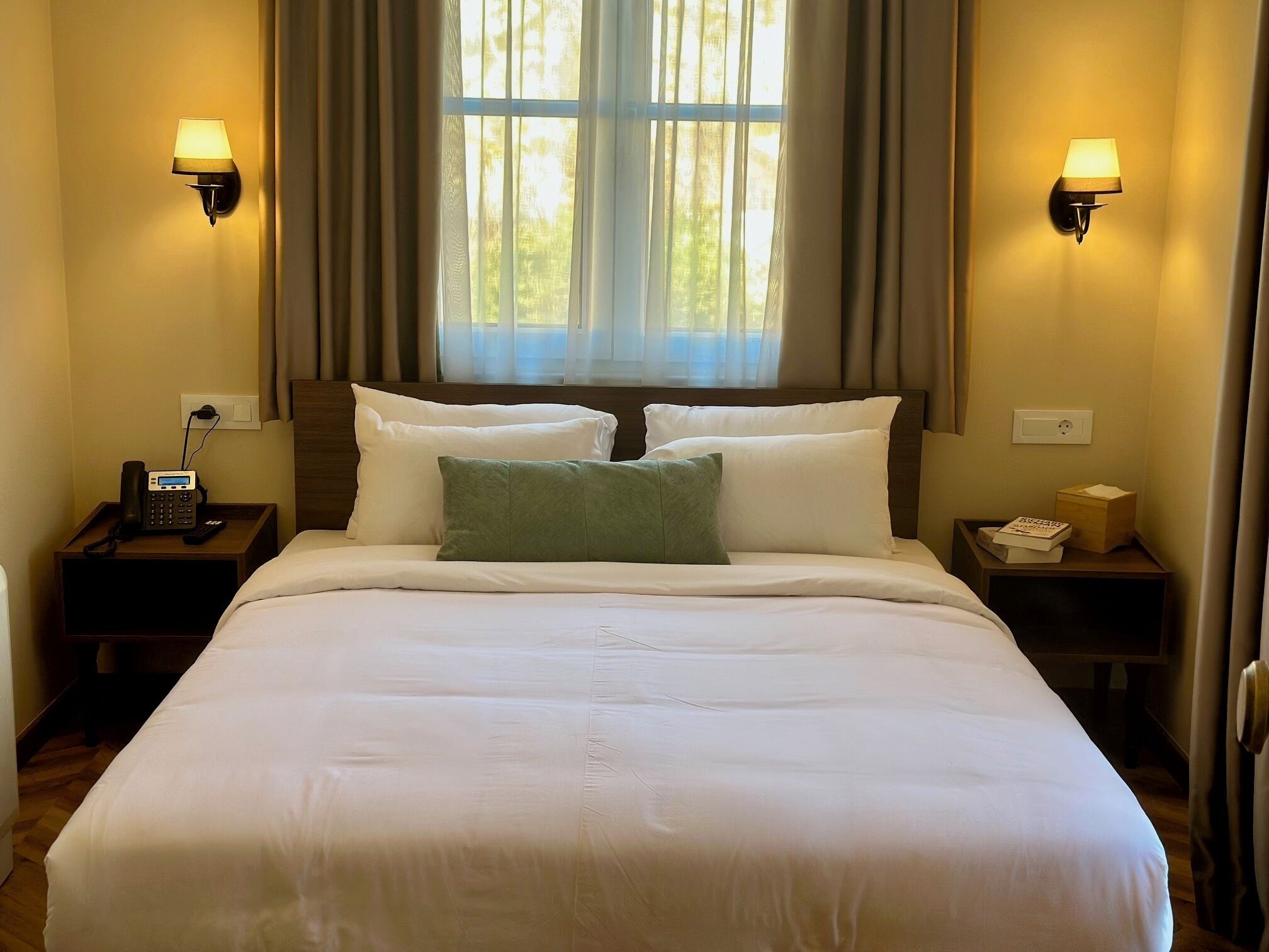 Superior Double Room, Balcony | In-room safe, desk, laptop workspace, blackout drapes