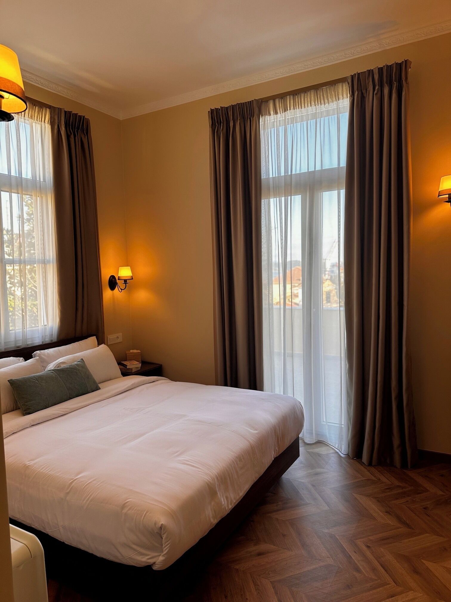 Superior Double Room, Balcony | In-room safe, desk, laptop workspace, blackout drapes