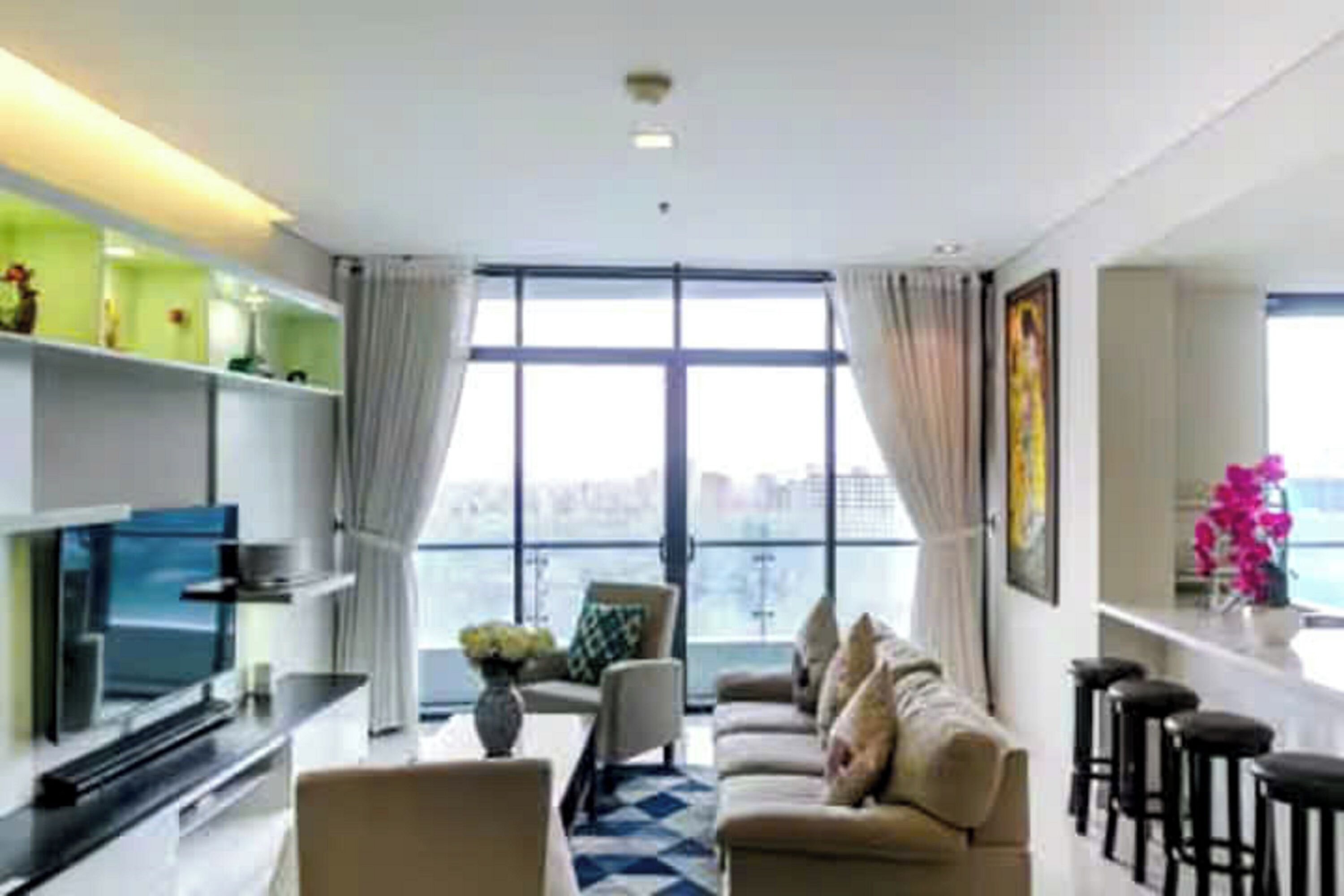 Phòng Suite dành cho gia đình, 3 phòng ngủ, quyền sử dụng Club Lounge, quang cảnh thành phố | Quang cảnh từ phòng