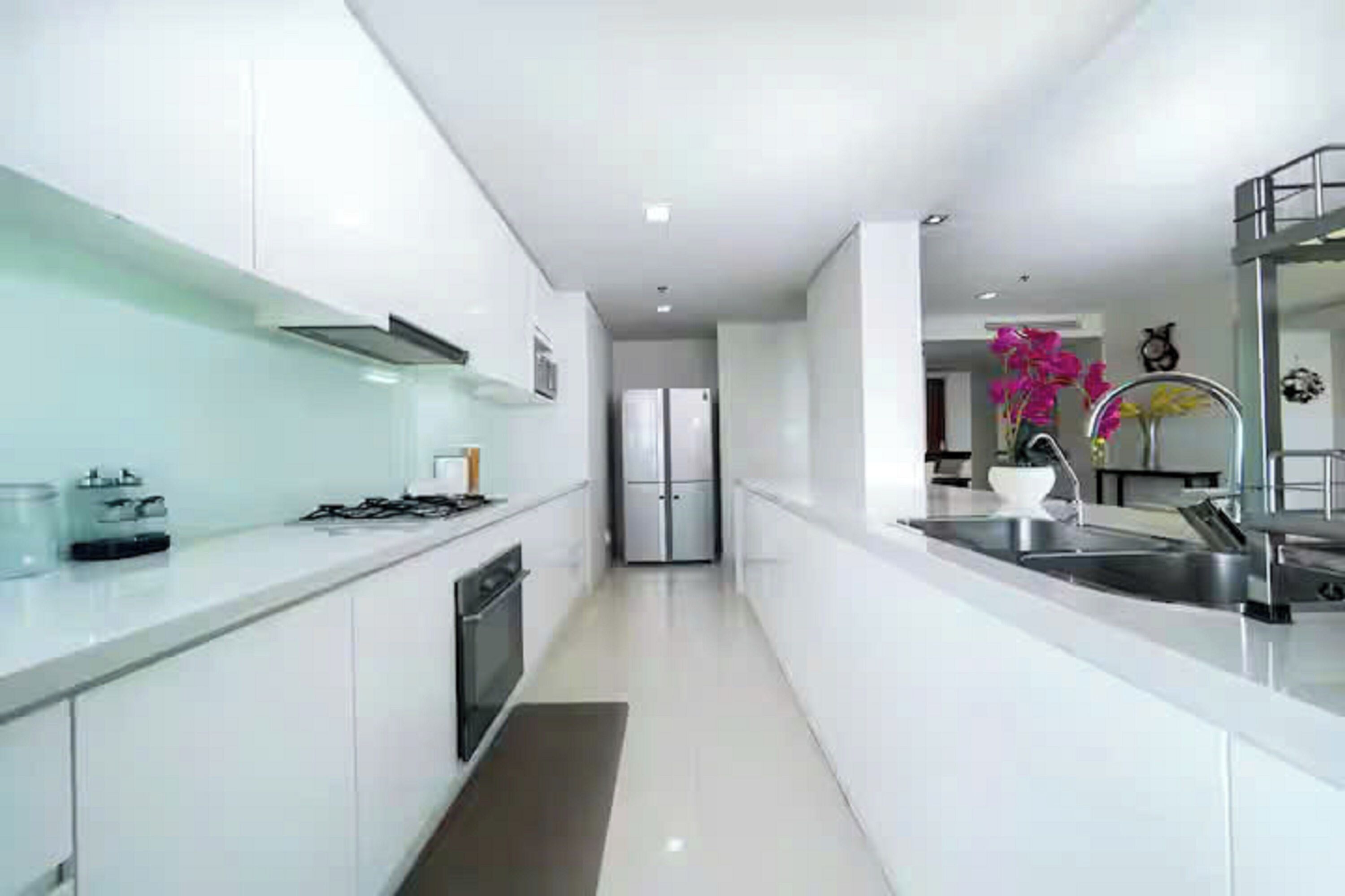 Phòng Suite dành cho gia đình, 3 phòng ngủ, quyền sử dụng Club Lounge, quang cảnh thành phố | Bếp riêng | Tủ lạnh, lò vi sóng, lò nướng, bếp nấu 