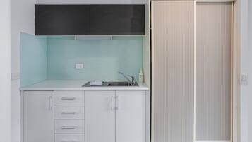 Microwave, coffee/tea maker, toaster