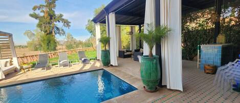 Una piscina climatizada