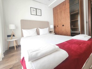 1 bedroom, iron/ironing board, WiFi, bed sheets - The Fifteen Triangle d'Or by IB Signature - Cosy 1BR apt (Casablanca)