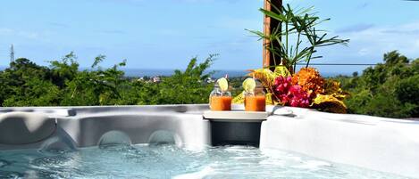 Idromassaggio all'aperto