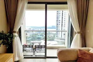 Grand Suite, 1 Bedroom, Club lounge access, City View | View from room - Vivian Boutique Feliz en Vista Residence (Cat Lai)