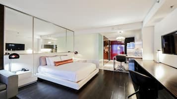 Skrivebord, strygejern/strygebræt, gratis Wi-Fi, sengetøj