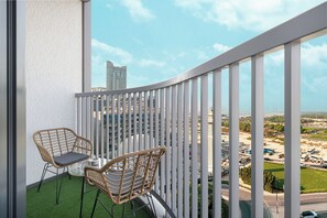 Luxury Apartment, Balcony, City View | Balcony - Sobha Suites by Hostiva - Burj View (Dubai)