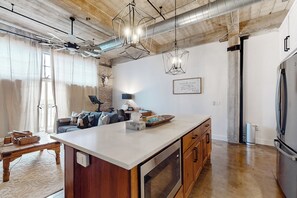 Interior - Luxe 1BR Downtown Loft in Historical Building (Waco)