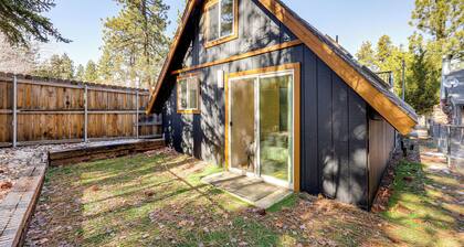 2 Mi to Big Bear Lake: Wooded Cabin w/ Deck!