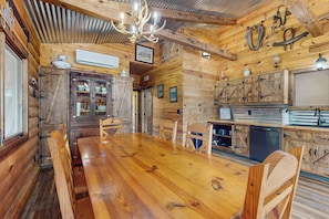 House (2 Bedrooms) | Front of property - 2BR Cabin w/ Fire Pit & Outdoor Kitchen (Lookout Mountain)
