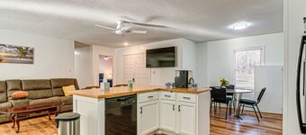 2 Mi to Lake Gaston: Wooded Family Home w/ Deck