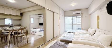 อพาร์ตเมนต์สไตล์ญี่ปุ่น, ระเบียง | เตารีด/โต๊ะรีดผ้า, Wi-Fi ฟรี