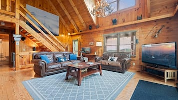 Cabana, 5 quartos | Área de estar | Smart TV