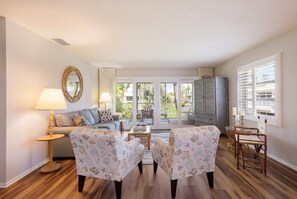 House, 2 Bedrooms | Living area - West Bay Cove #230 2 Bedroom Home (Holmes Beach)