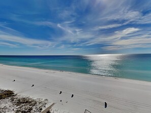 On the beach - Dunes of Panama #D702 | Gulf Front + Amenities (Panama City Beach)