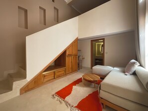 Family Duplex, Courtyard View | Blackout drapes, iron/ironing board, free WiFi - Riad Al Muhandiz (Marrakech)