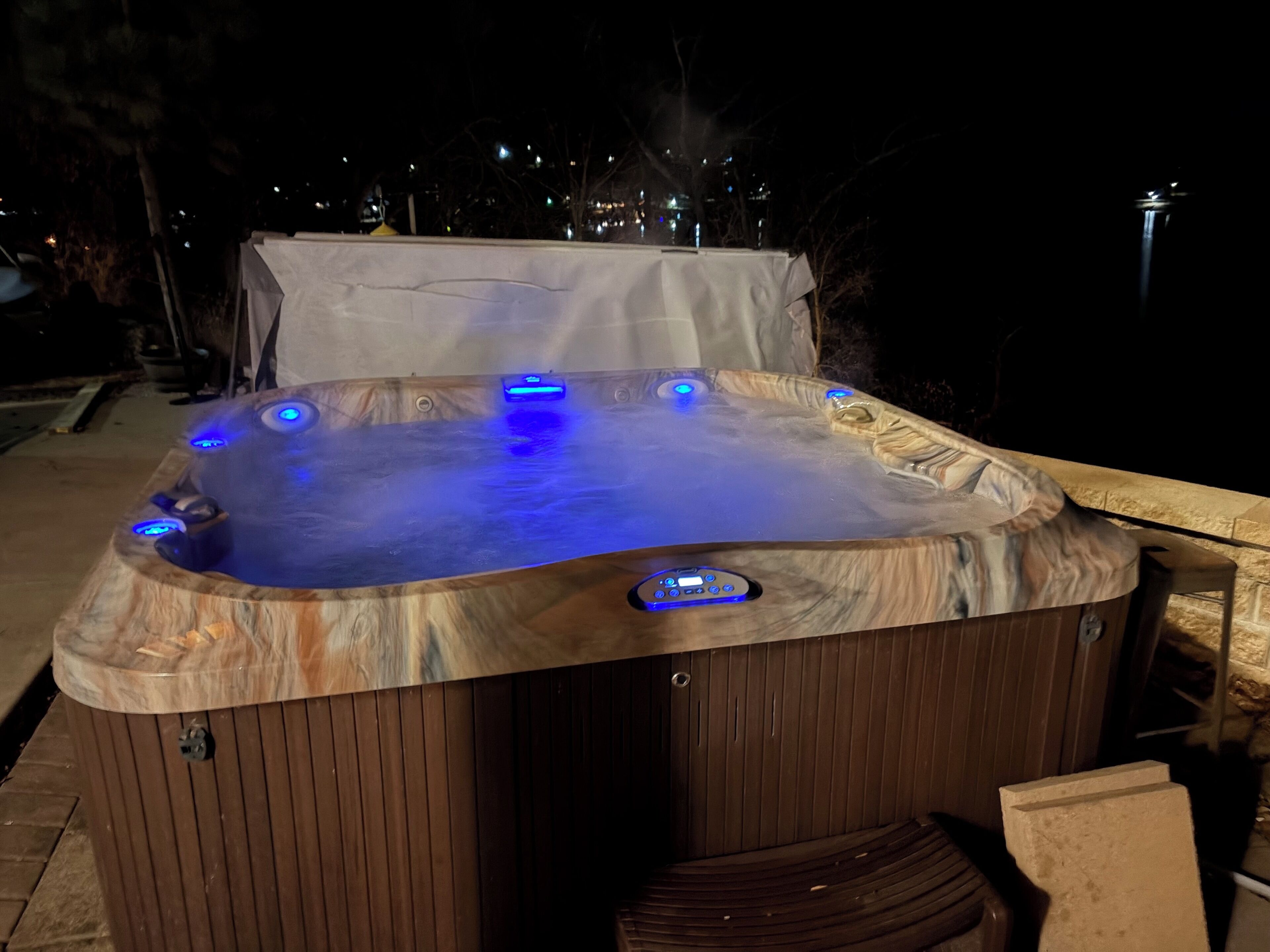 Bain à remous extérieur