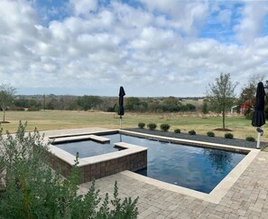 Pool - 4-bedroom farmhouse on 15 acres in Brenham with fishing pond and pool (Brenham)
