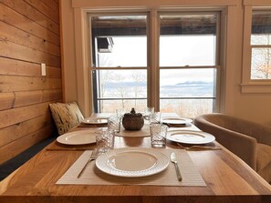 Dining - Sunset Notch - Hot Tub, Fireplace, Views (Mendon)