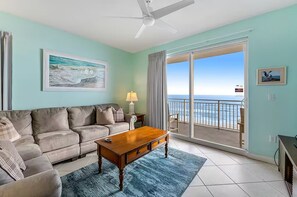 TV - 🏖️Beachfront | Gulf Views | Incredible Interior | 3BR Sterling Reef 301🏖️ (Panama City Beach)